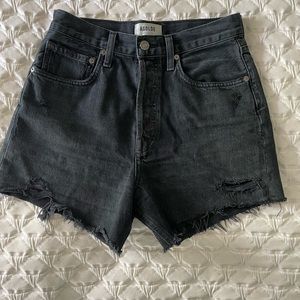 Agolde Riley high rise shorts